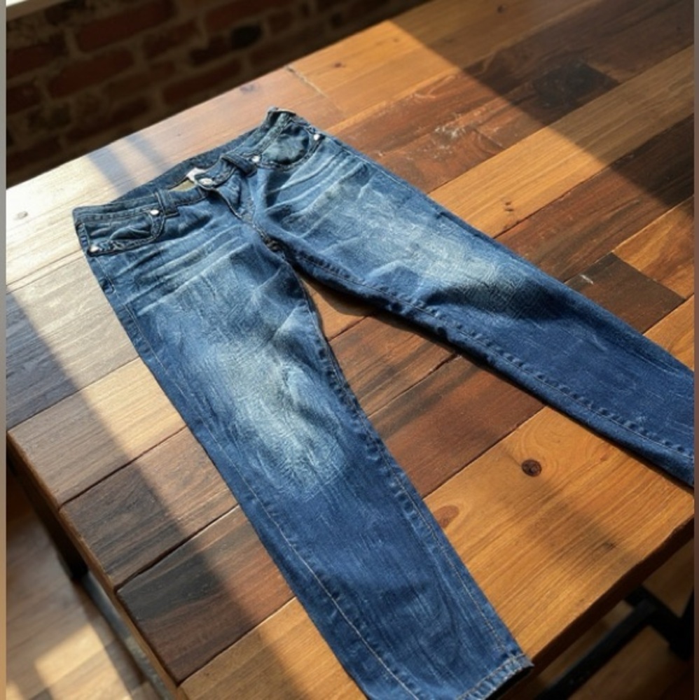 True Religion Jennie Dark Blue Skinny Jeans